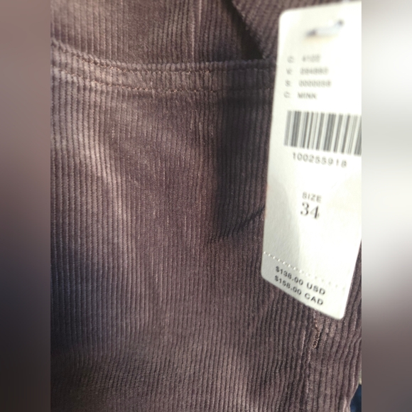 Anthropologie Pilcro Mink Corduroy High-Rise Jeans - Picture 3 of 4